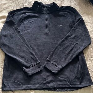 Greg Norman Collection Black Quarter-Zip Pullover